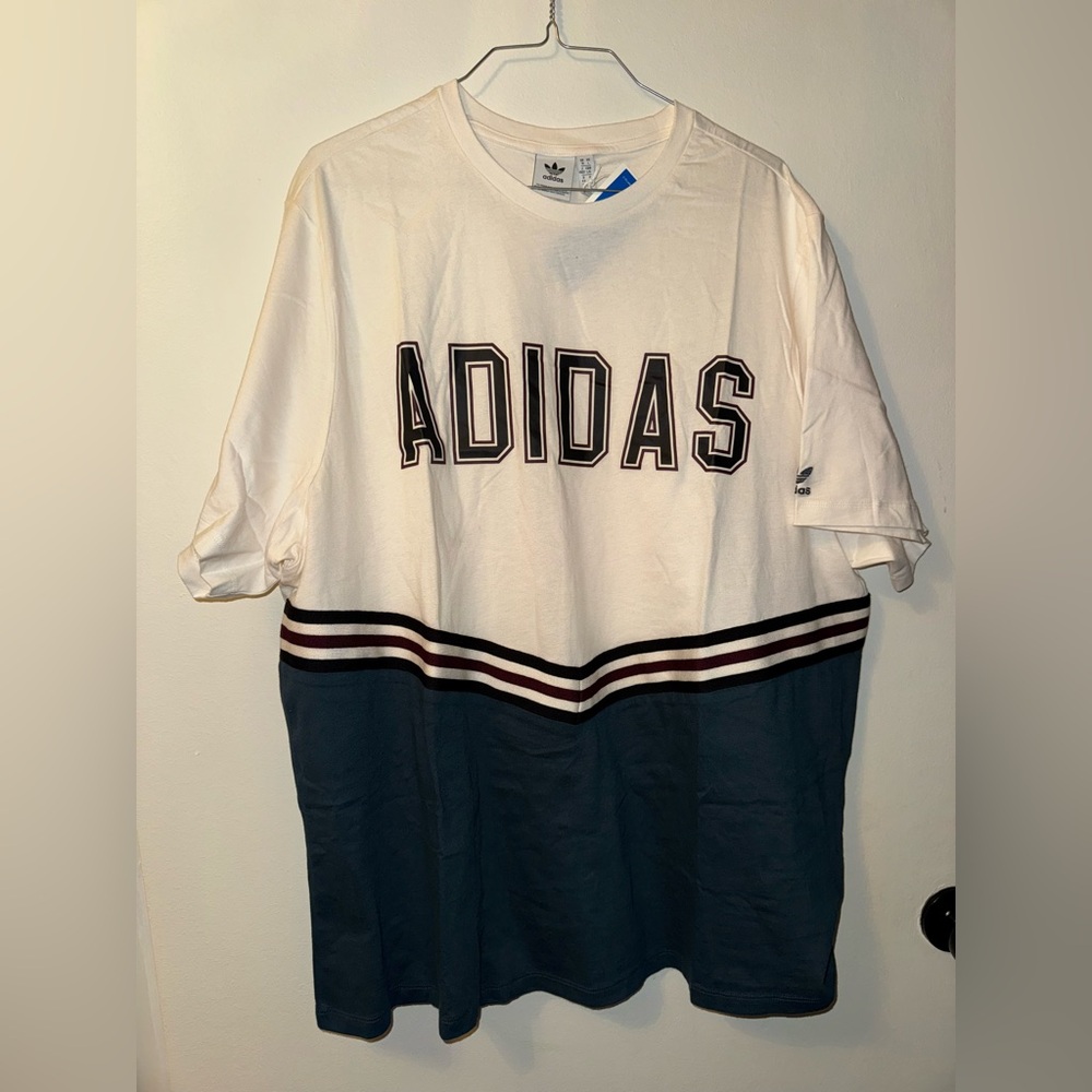 Adidas Originals Chevron Striped Short Sleeve T-Shirt - Picture 8 of 16